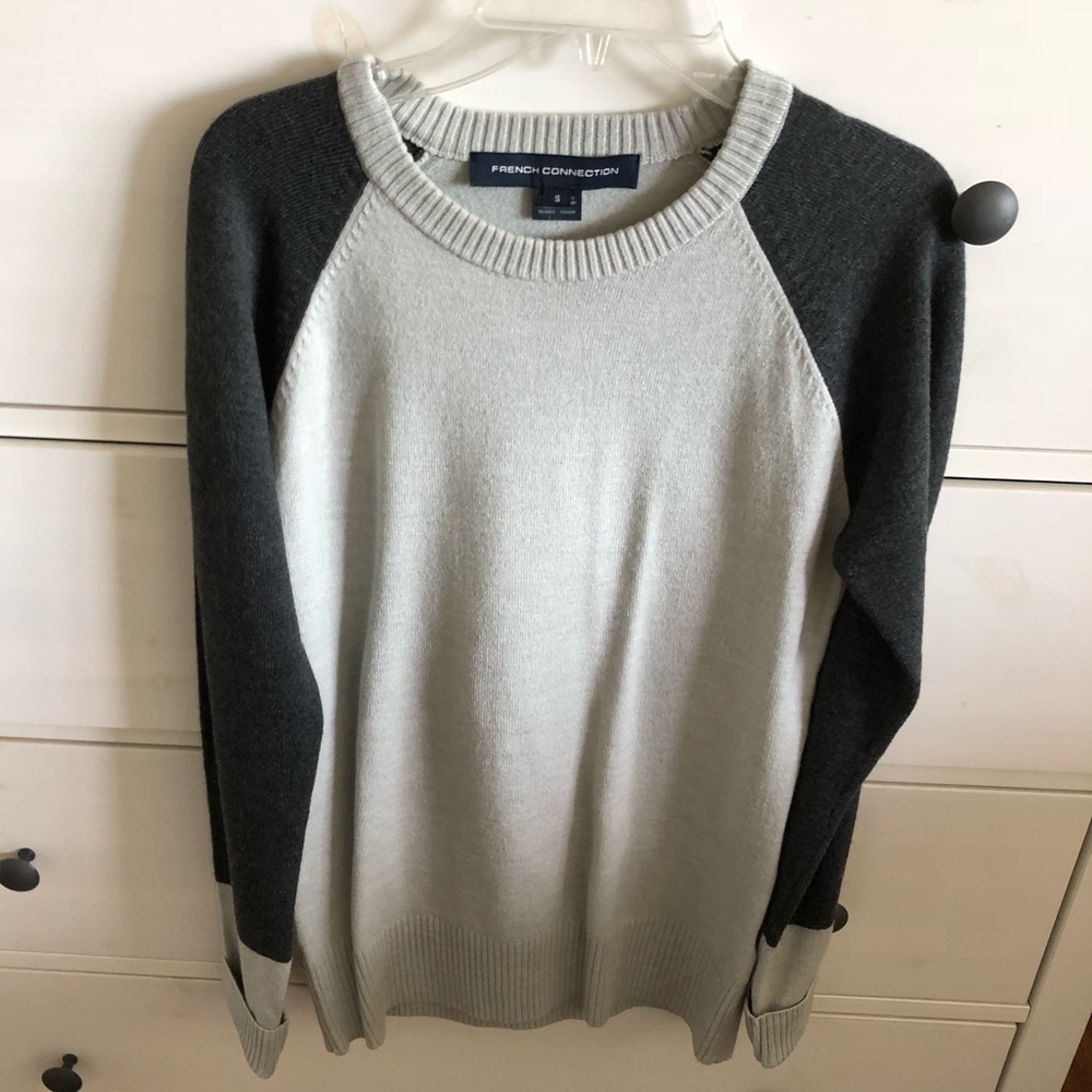 grey french connection sweater